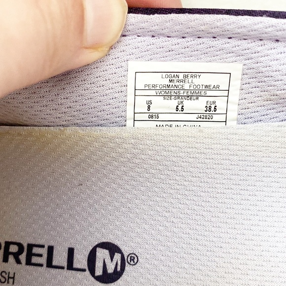 Merrell Purple Logan Mary Jane shoes - Picture 10 of 10